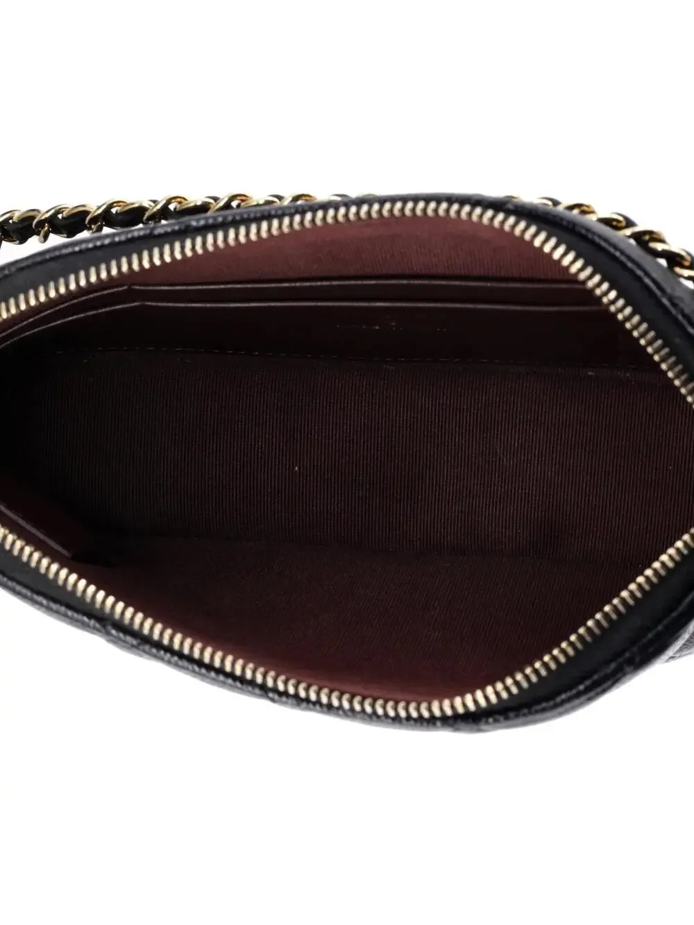 Chanel Cc Dome Zip Clutch With Chain #260993C45B